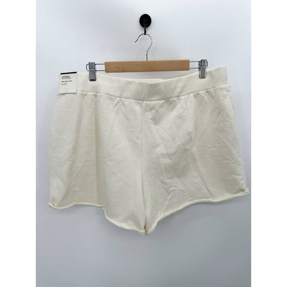 CALIA Shorts Women XXL NWT Cream Journey Collection High Rise Cut-Off - Picture 2 of 6
